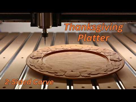 How I Turned a Wall Plaque into a Beautiful Thanksgiving Serving Platter