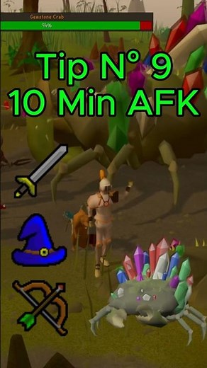 Tip N° 9 – 10 Min AFK Combat (Gemstone Crab)