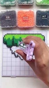 Easy DIY Tutorial: Super Mario Perler Beads #fusebeads #perlerbeads#diy