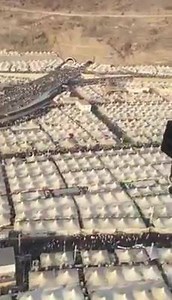 3.2K views · 186 reactions | Aerial View Of Mina (Tent City) Mina...