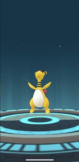 [Pokemon GO] Full Evolution Line of 98% Mareep into 98% Ampharos #tiktokeffects #mareep #ampharos