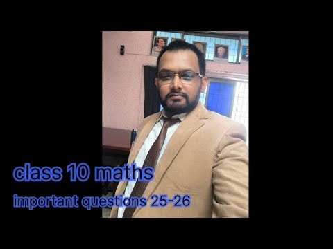 class 10 maths #important questions #exam 25-26