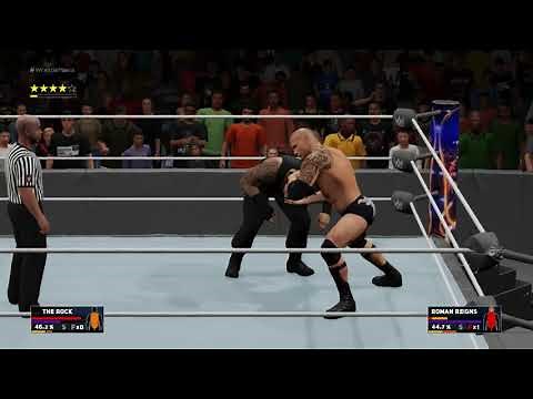 WWE 2K18 Nintendo Switch | The Rock vs Roman Reigns |