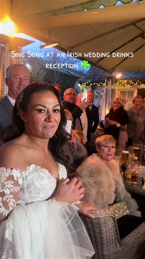 Sing-Along Celebration at an Irish Wedding Reception