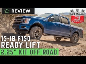 Stage 3 Motorsports 2015-2018 F150 ReadyLift 2.25 Front Strut Extension Leveling Kit Off-Road Review