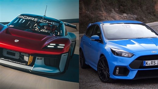 Porsche Mission R v/s Ford Focus RS