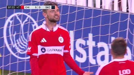 Why not one more⁉️Hugo Cuypers gets his brace at the death to make it 5-0 for @ChicagoFire!