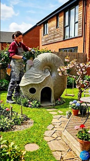 I Built a Whimsical Shell House in My Backyard! Full Construction Timelapse
