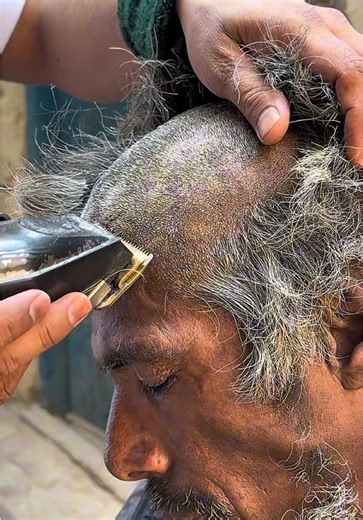 Homeless To Handsome Man | Incredible Haircut Transformation #asmr #hairstyle #asmrsounds #hairtransformation #fypp