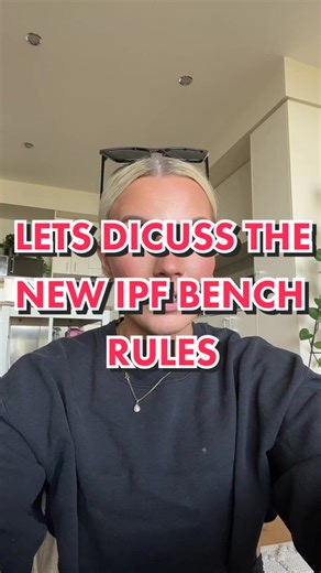 Understanding the New IPF Bench Rules
