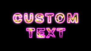 Custom Text Neon Lights | Personalized Glowing Name or Phrase | Vibrant Pink, Yellow, Orange & Magenta Light Trails | 4K Digital Download - Etsy