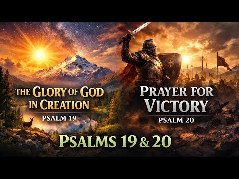 PSALMS 19 & 20 | The Glory of God in Creation & Prayer for Victory | Powerful Bible Reading.