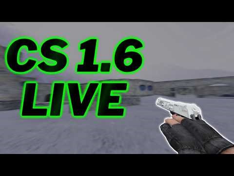 CS 1.6 LIVE 🔴 | FULL TRYHARD MODE ACTIVATED 😈 | V3CLTX