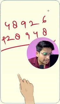 Day 5/100 | Add 2 Numbers Fast | Vedic Math Mental Calculation Trick