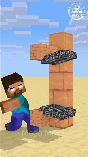 Herobrine Broke Bedrock Slide One Hit😱|credit by‪@oreETV‬|#minecraft #shorts