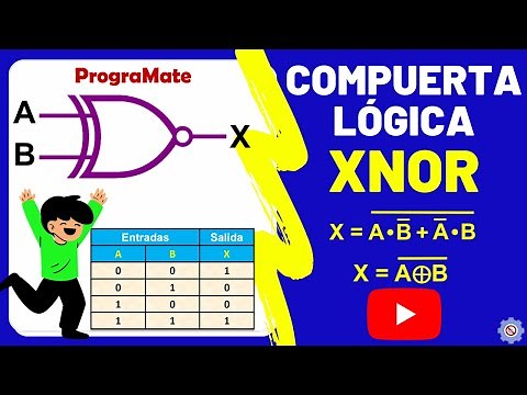 ✅ Compuerta lógica XNOR - Funcionamiento, Tabla de Verdad y Función Booleana | Electrónica Digital