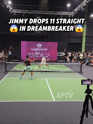 Jimmy Dominates Pickleball Final with 11 Straight Points