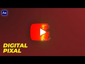 Digital Pixel Scan Logo Revel In After Effects | No Plugins Required