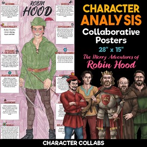The Merry Adventures of Robin Hood Character Analysis Posters