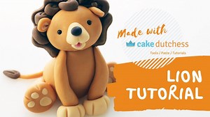 61K views · 693 reactions | Raaawwwrrr, learn how to make this (not so) fierce lion! Using Cake Dutchess Modelling Paste, Tools and Black Sugar Pearls. Available in my webshop CakeDutchess.net/shop | Clayfully Cute | Facebook