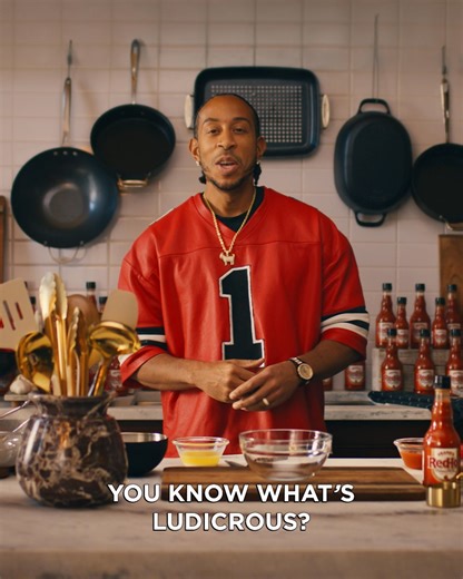 Luda is serving up Buffalo chicken wings with the GOAT hot sauce, Frank's RedHot. Eat the GOAT. | Frank’s RedHot