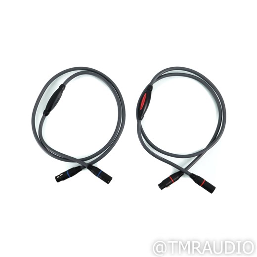 Transparent Audio MusicLink XLR Cables; 1.5m Pair Balanced Interconnects