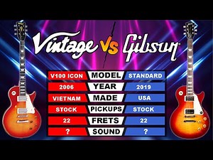 Blind Test: Vintage V100 V Gibson 50's Standard