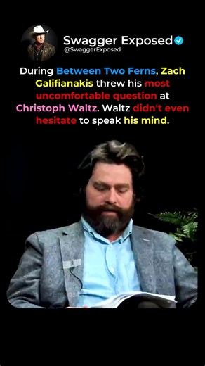 When Christoph Waltz Didn’t Even Hesitate on Between Two Ferns 🎙😏