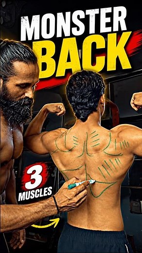 🚫MONSTER BACK at Home 💪 3 Dumbbell Exercises for Lats, Upper Back & Rear Delts🔥