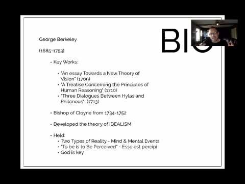 The Idealism of George Berkeley