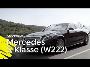 Steckbrief: Mercedes S-Klasse (W222)