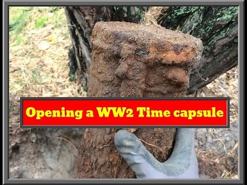 Finding and opening a WW2 Time capsule