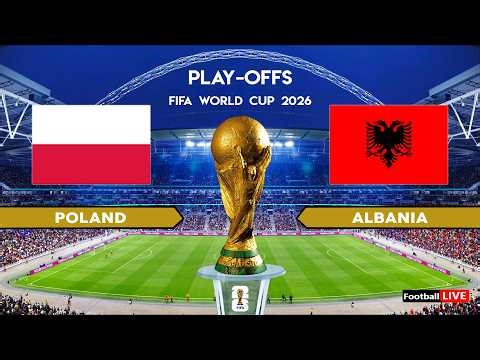 POLAND vs ALBANIA - FIFA World Cup 2026 Qualifiers | Full Match All Goals | Simulation PES
