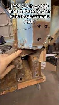 1967-72 Chevy C10 rocker panel replacement tips and tricks. Part 1. #c10 #Chevy #repair