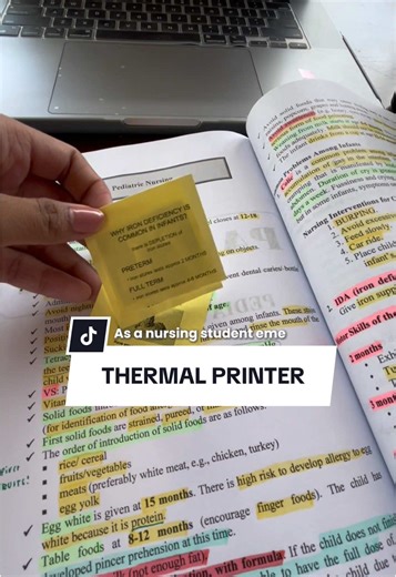 I wish i knew this sooner😩🤩 Super helpful jud #fyp #thermalprinter #nursing #student #essentials #fyppppppppppppppppppppppp