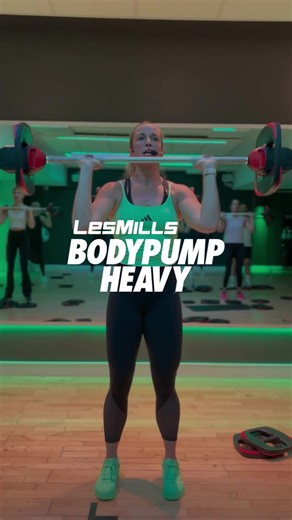 Fanny’s gearing up for BODYPUMP HEAVY — bigger weights, slower reps, max muscle activation. Ready to go heavy? 💥 #lesmillsnordic #bodypumpheavy #strengthtraining