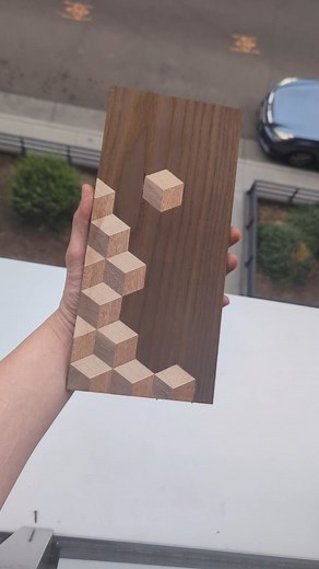 inlays on Instagram: "One of the classics 👌 love the tumbling cubes pattern. It's used a lot in quilting, paper craft, mosaic work, ect. One of the easiest patterns to do as well! ▫️ ▫️ ▫️ #woodwork #woodworking #wood #fineart #woodworker #woodart #design #table #woodworkingforall #satisfying #carpentry #foryou #interior #chef #geometry #woodcraft #wooddesign #handmade #woodworkers #woodturning #finewoodworking #wooden #art #luxury #galleryart #modernart #furnituredesign #woodworkingclasses"
