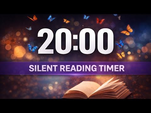 20 Minute Silent Reading Timer 📚 | Classroom Reading Time (No Music)