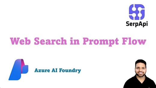 Azure AI Foundry/Studio | Use Internet Search (SERP) API along with LLM(GPT) in Prompt Flow | Shailender Choudhary