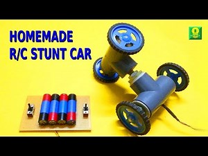 How to make Remote Controlled Stunt Car at home