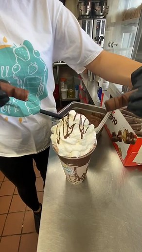 Name This Milkshake!🍨🌰🥛🍫🤔 #BornToGlow#realhousewivesoftiktok#DealDropDance#itsshowtime#icecream#satisfying#food#fyp#yummy#omg#nutella#foryou#wtf