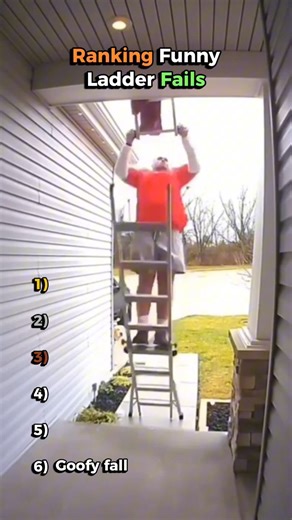 TopMomentsRanked on Instagram: "Ranking Funny Ladder Fails #funny #ranking #memes #shorts #tiktok #reels #video #fail #ladder"