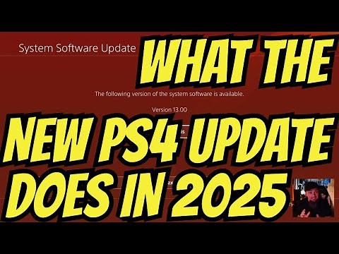 PS4 System Update 13.00 NEW Firmware in 2025