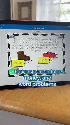 Black Friday Escape Room Boom Cards