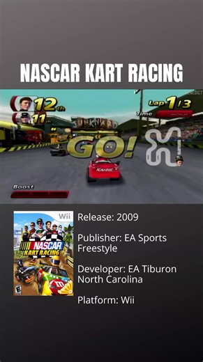 Nascar Kart Racing para Wii: Diversión y Competencia