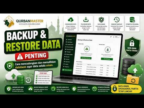 Tutorial Backup & Restore Data QurbanMaster | Cara Aman Mencadangkan Database