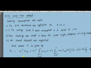 DC Load flow Analysis