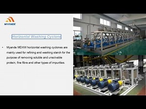 Myande Washing Cyclone, Hydrocyclone for Corn Starch Processing