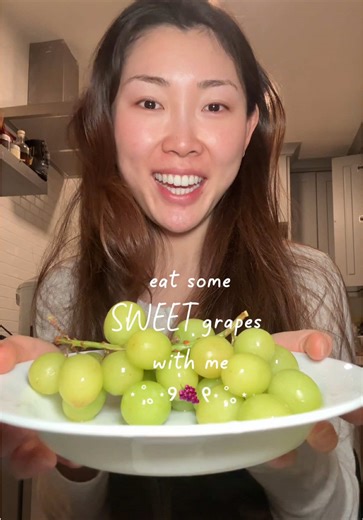 Emotional Breakdown with Crunchy Green Grapes ASMR