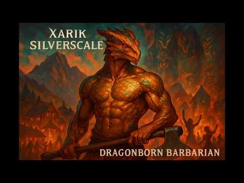 Xarik Silverscale - Dragonborn Barbarian